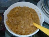 Homemade apple sauce from apples originating from my in-laws orchards